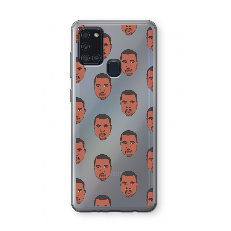 Kanye Call Me?: Samsung Galaxy A21s Transparant Hoesje