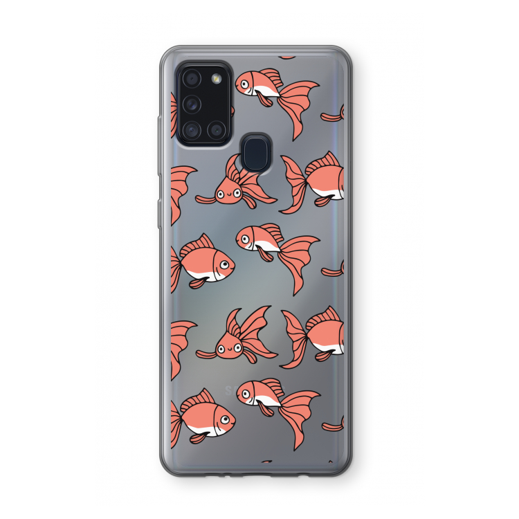 Blub: Samsung Galaxy A21s Transparant Hoesje