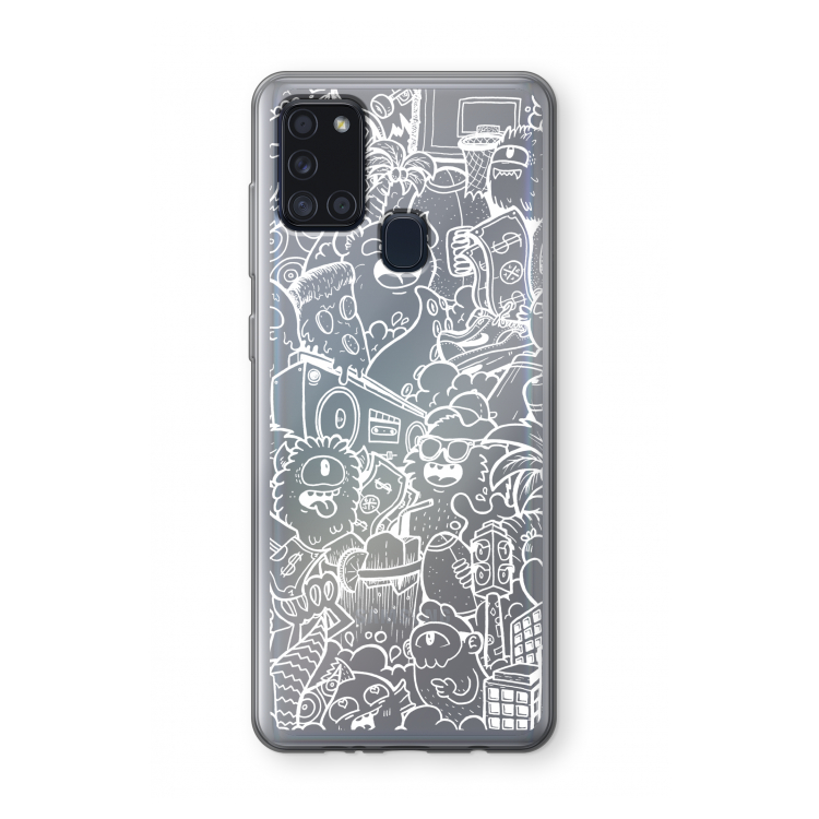 Vexx City #2: Samsung Galaxy A21s Transparant Hoesje