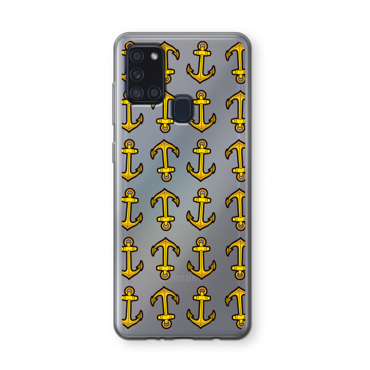 Musketon Anchor: Samsung Galaxy A21s Transparant Hoesje