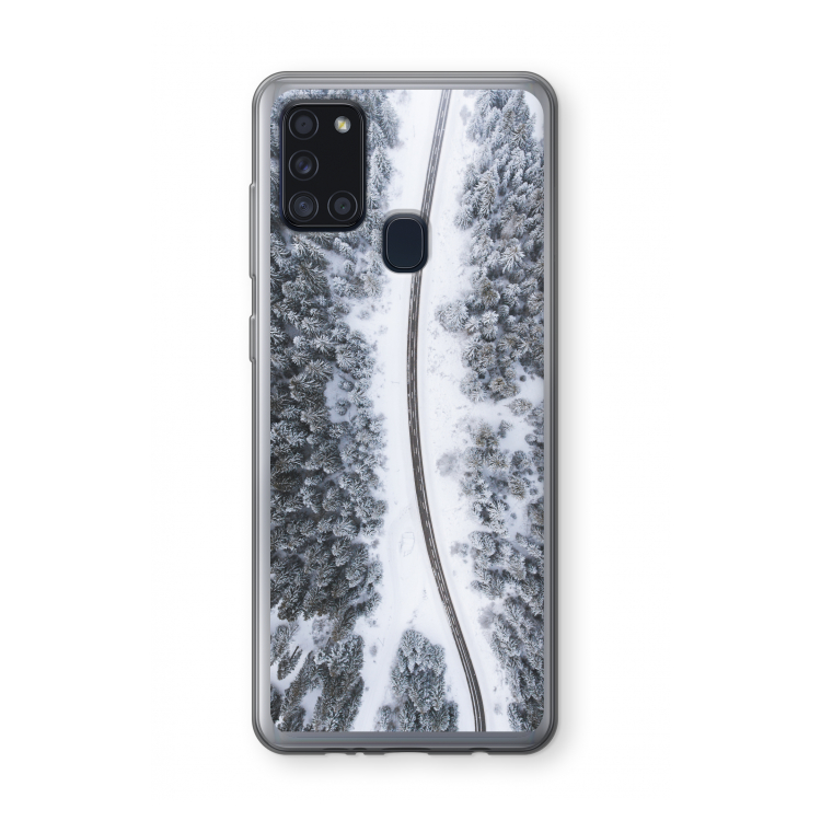 Snøfall: Samsung Galaxy A21s Transparant Hoesje