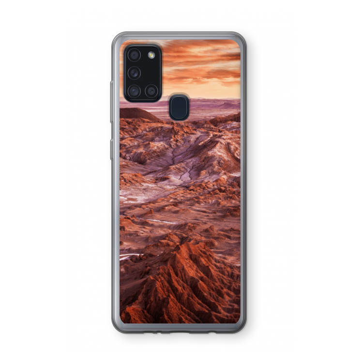 Mars: Samsung Galaxy A21s Transparant Hoesje
