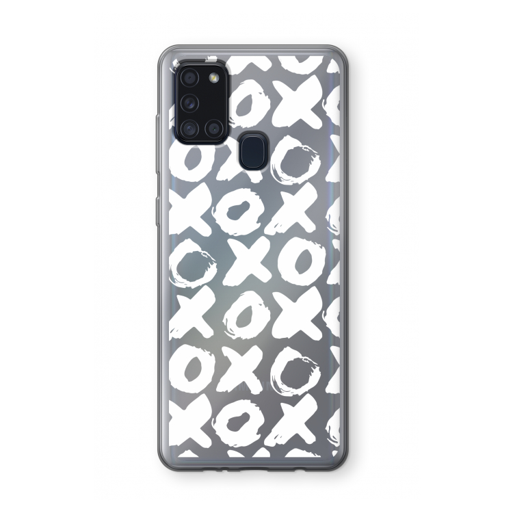 XOXO: Samsung Galaxy A21s Transparant Hoesje