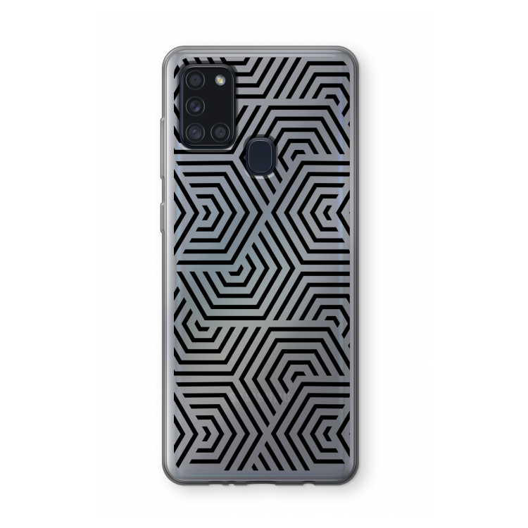 Magic pattern: Samsung Galaxy A21s Transparant Hoesje