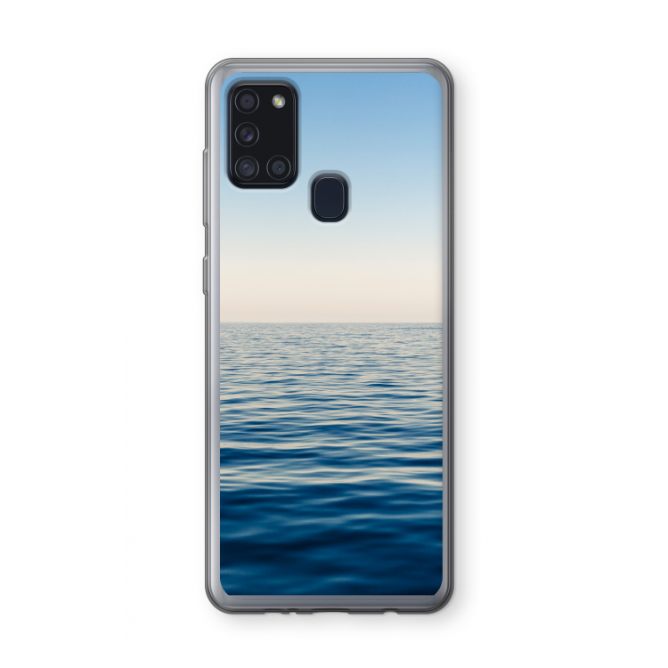 Water horizon: Samsung Galaxy A21s Transparant Hoesje