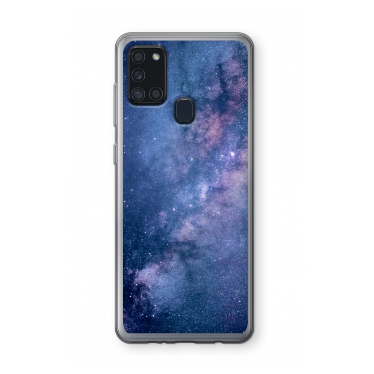 Nebula: Samsung Galaxy A21s Transparant Hoesje