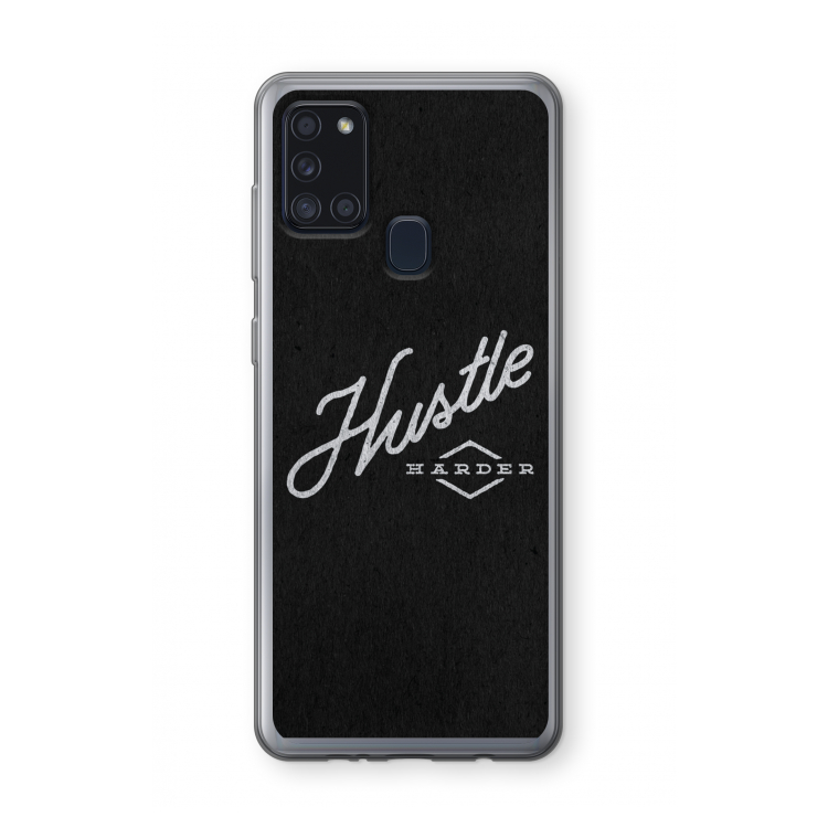 Hustle: Samsung Galaxy A21s Transparant Hoesje