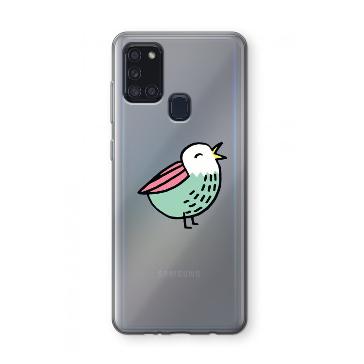 Birdy: Samsung Galaxy A21s Transparant Hoesje