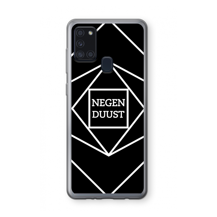 Negenduust geometrisch: Samsung Galaxy A21s Transparant Hoesje