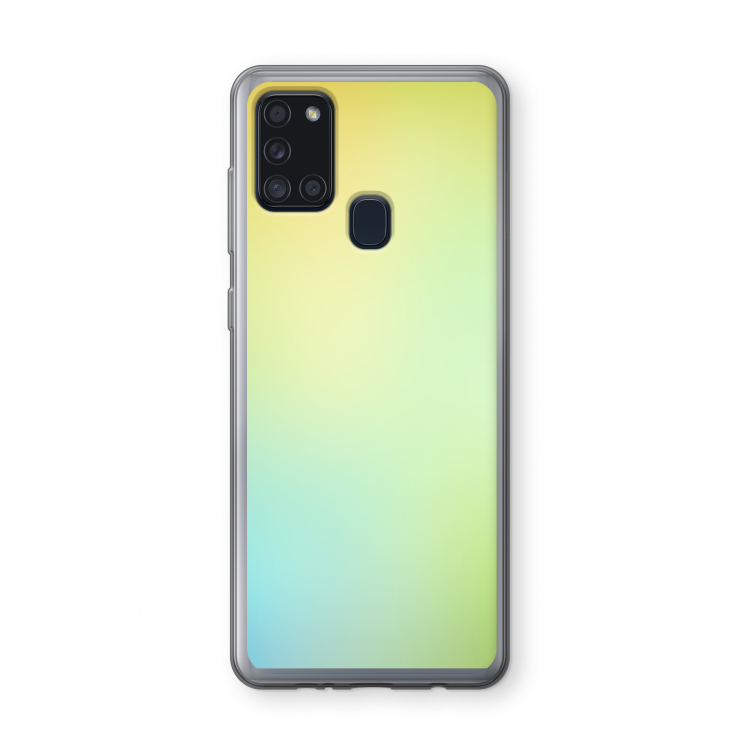 Minty mist pastel: Samsung Galaxy A21s Transparant Hoesje