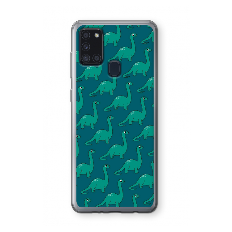 Diplodocus: Samsung Galaxy A21s Transparant Hoesje