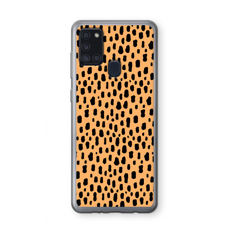 Panter: Samsung Galaxy A21s Transparant Hoesje