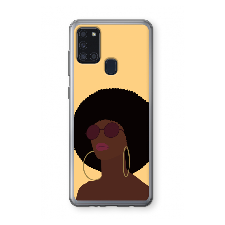 Golden hour: Samsung Galaxy A21s Transparant Hoesje