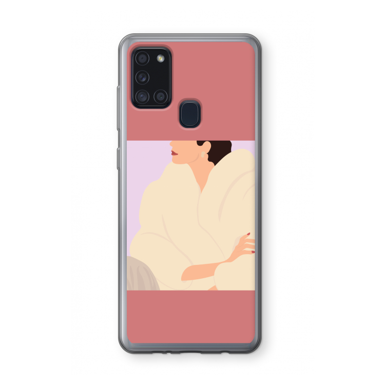 Cosy: Samsung Galaxy A21s Transparant Hoesje