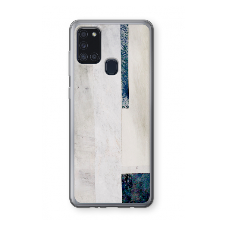 Meet you there: Samsung Galaxy A21s Transparant Hoesje