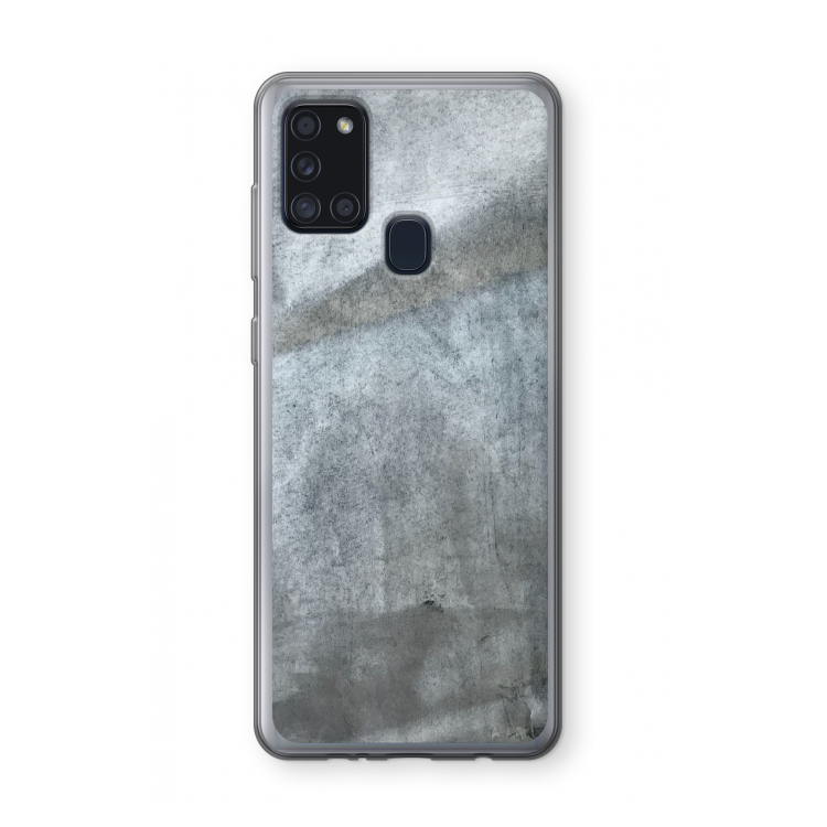 Grey Stone: Samsung Galaxy A21s Transparant Hoesje