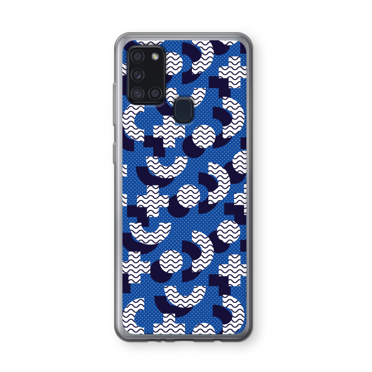 8-bit N°5: Samsung Galaxy A21s Transparant Hoesje