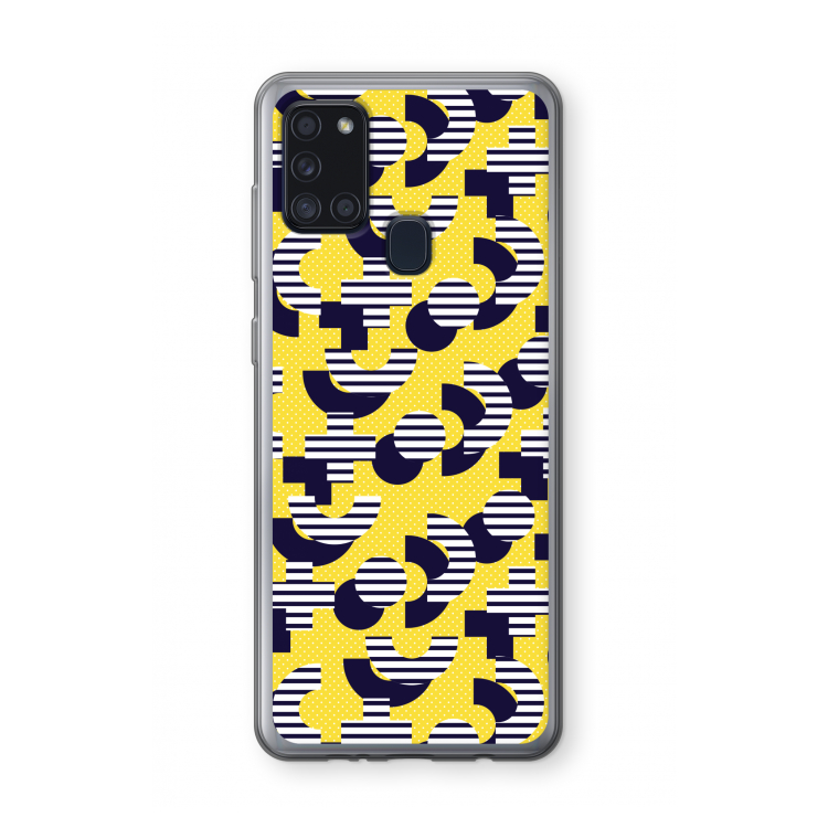 8-bit N°3: Samsung Galaxy A21s Transparant Hoesje