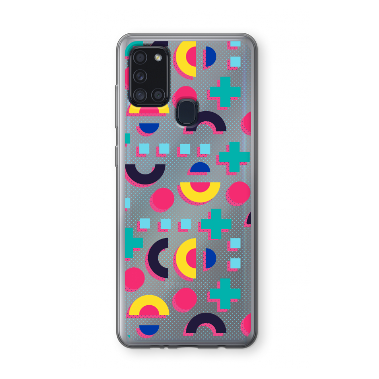 8-bit N°2: Samsung Galaxy A21s Transparant Hoesje