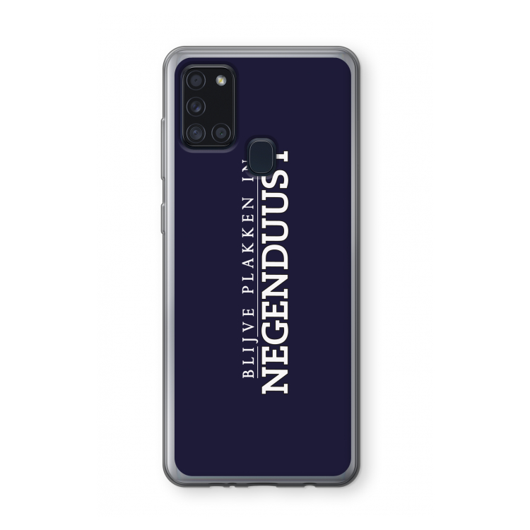 Blijve plakken in Negenduust: Samsung Galaxy A21s Transparant Hoesje