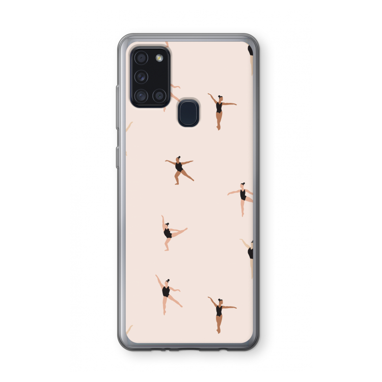 Dancing #1: Samsung Galaxy A21s Transparant Hoesje