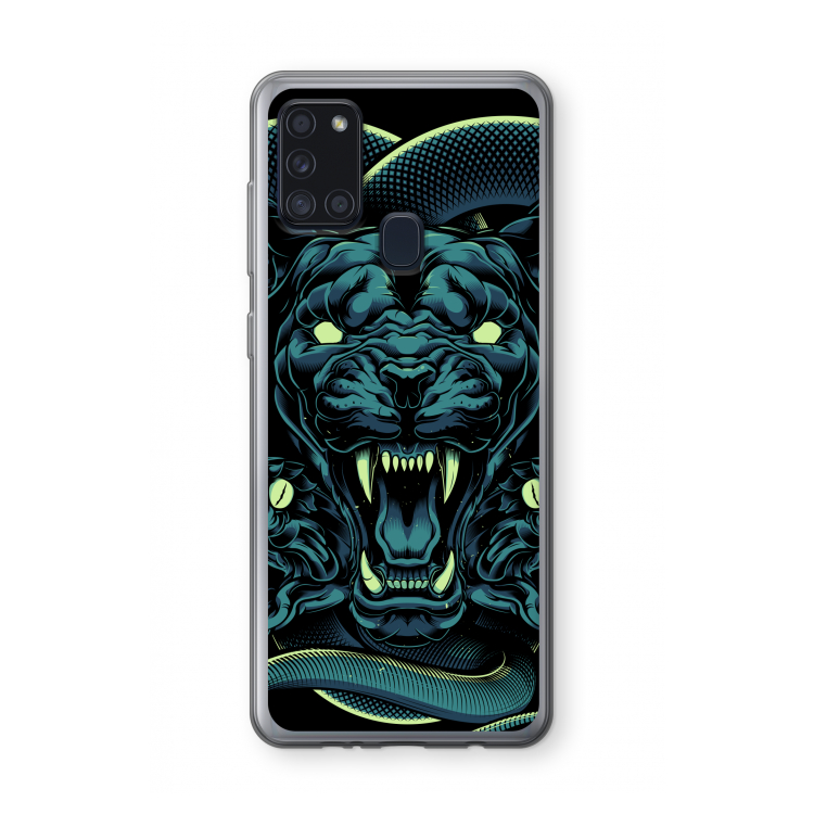Cougar and Vipers: Samsung Galaxy A21s Transparant Hoesje