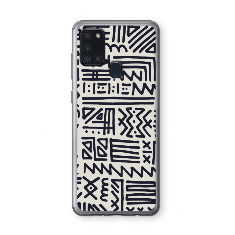 Marrakech print: Samsung Galaxy A21s Transparant Hoesje