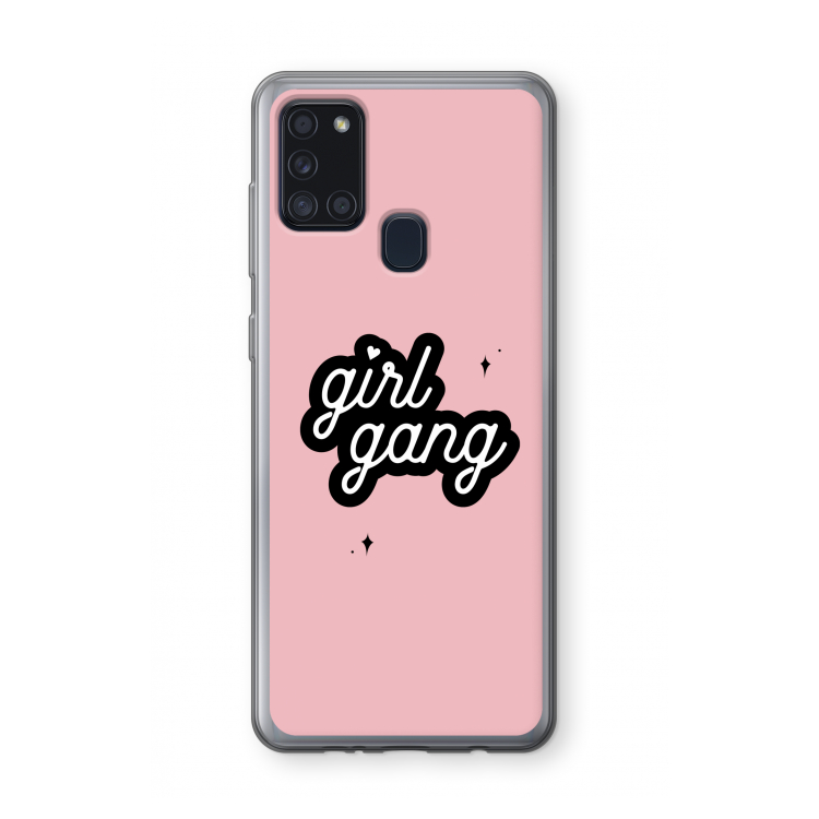 Girl Gang: Samsung Galaxy A21s Transparant Hoesje