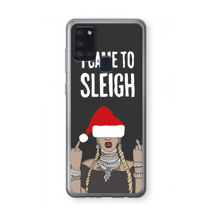 Came To Sleigh: Samsung Galaxy A21s Transparant Hoesje
