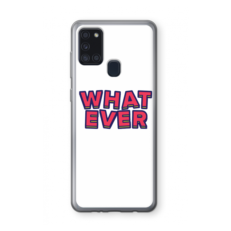 Whatever: Samsung Galaxy A21s Transparant Hoesje