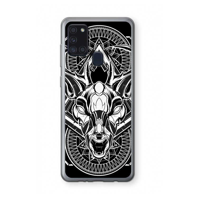 Oh Deer: Samsung Galaxy A21s Transparant Hoesje