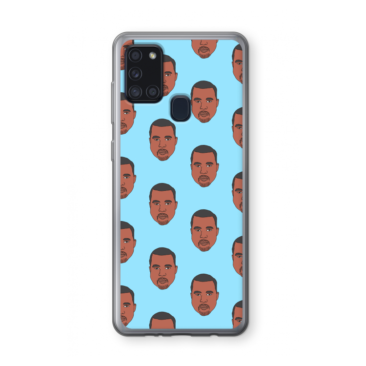 Kanye Call Me?: Samsung Galaxy A21s Transparant Hoesje