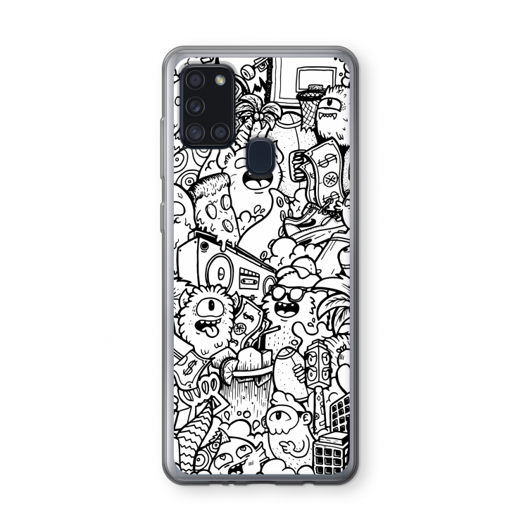 Vexx City #2: Samsung Galaxy A21s Transparant Hoesje