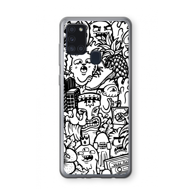 Vexx Mixtape #2: Samsung Galaxy A21s Transparant Hoesje