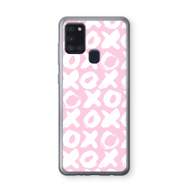 XOXO: Samsung Galaxy A21s Transparant Hoesje