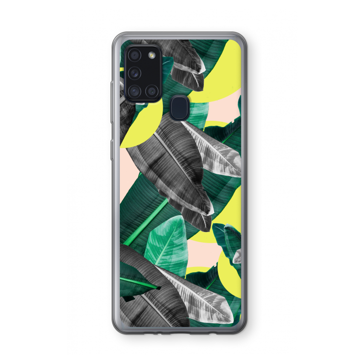 Fantasie jungle: Samsung Galaxy A21s Transparant Hoesje