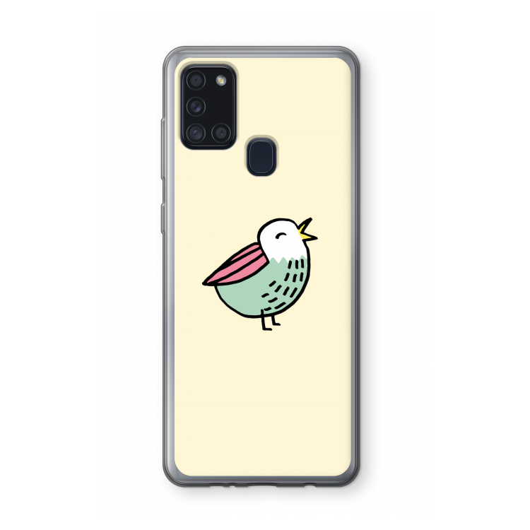 Birdy: Samsung Galaxy A21s Transparant Hoesje