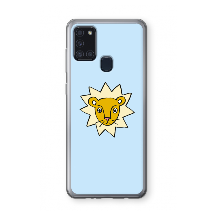 Kleine leeuw: Samsung Galaxy A21s Transparant Hoesje