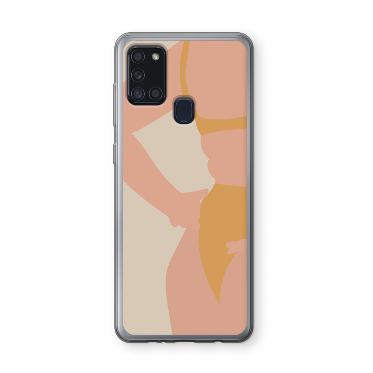 Bikini body: Samsung Galaxy A21s Transparant Hoesje