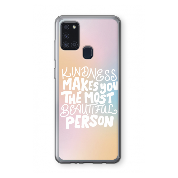 The prettiest: Samsung Galaxy A21s Transparant Hoesje