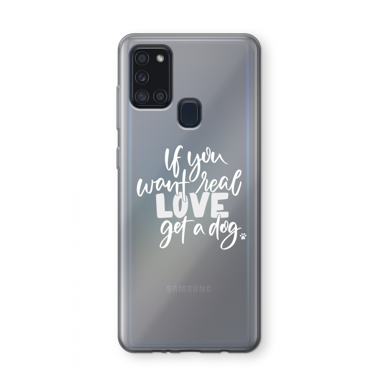 Partner in crime: Samsung Galaxy A21s Transparant Hoesje