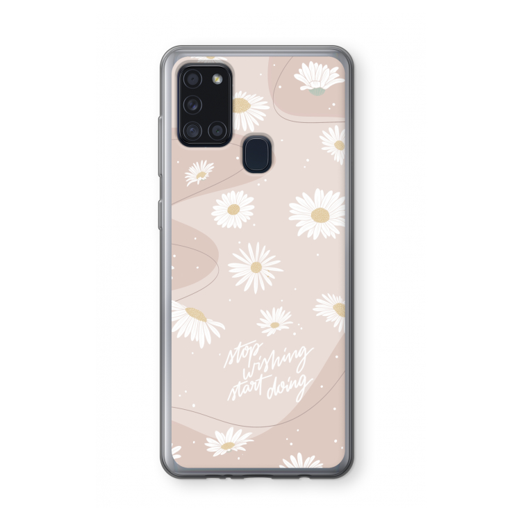 Daydreaming becomes reality: Samsung Galaxy A21s Transparant Hoesje