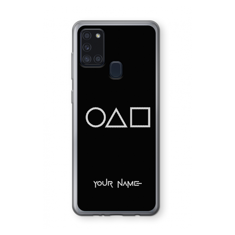 Squid Game: Samsung Galaxy A21s Transparant Hoesje