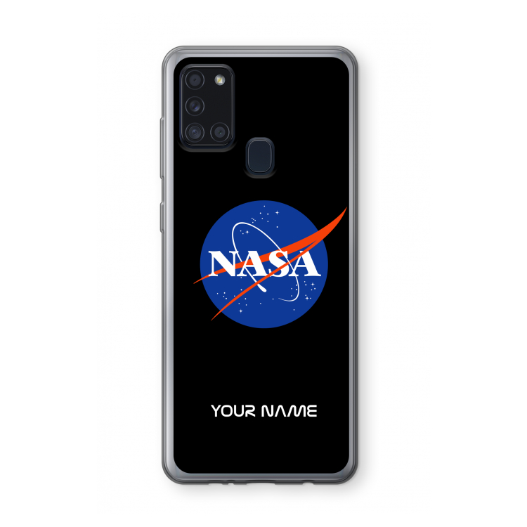 NASA: Samsung Galaxy A21s Transparant Hoesje