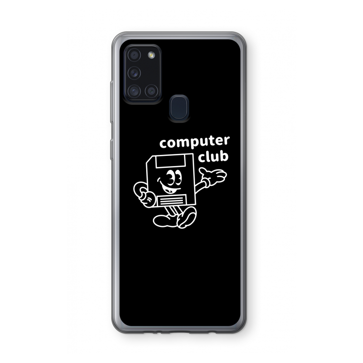 Floppyhead: Samsung Galaxy A21s Transparant Hoesje
