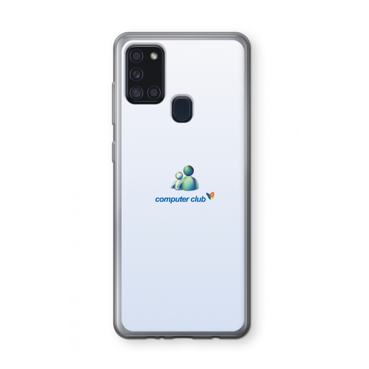 MSN: Samsung Galaxy A21s Transparant Hoesje