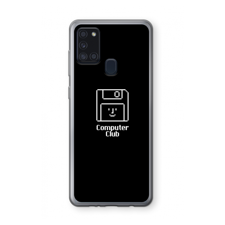 Hello: Samsung Galaxy A21s Transparant Hoesje