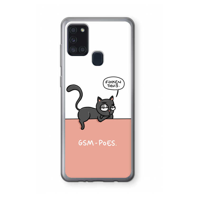 GSM poes: Samsung Galaxy A21s Transparant Hoesje