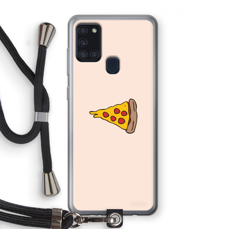 You Complete Me #1: Samsung Galaxy A21s Transparant Hoesje met koord