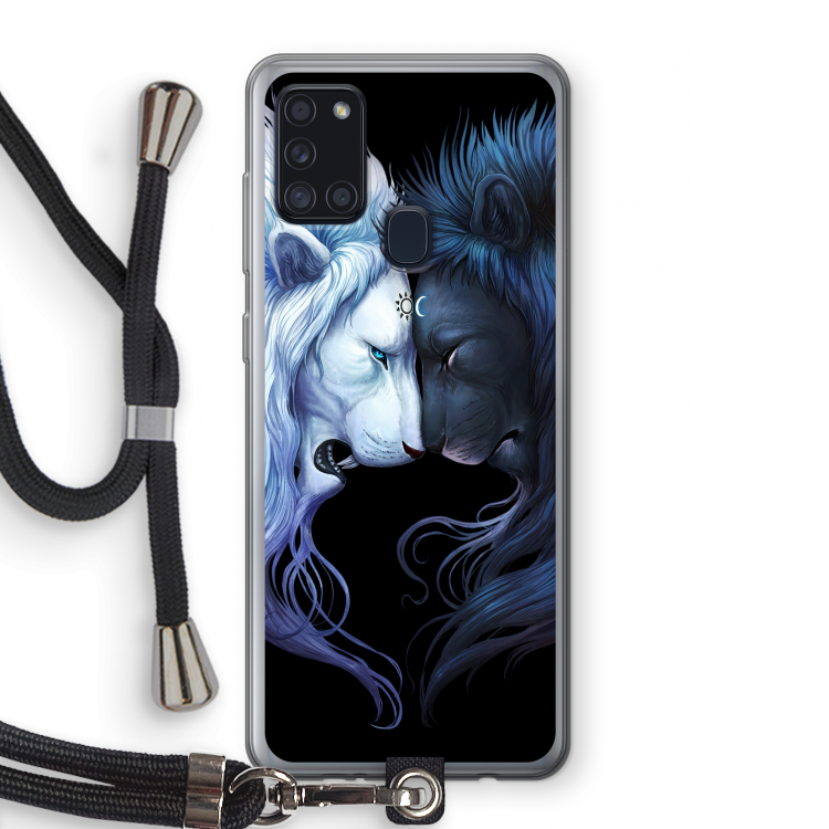Brotherhood: Samsung Galaxy A21s Transparant Hoesje met koord